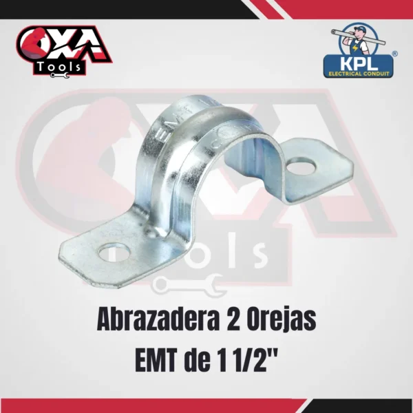 ABRAZADERA 2 OREJA EMT DE 1 1/2" KPL